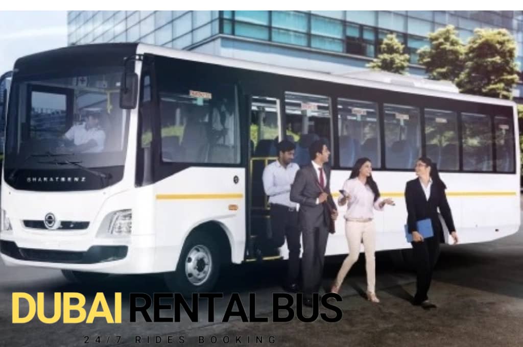 Bus For rent with driver in dubai