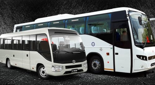 Dubai rental bus on demand bus rental service