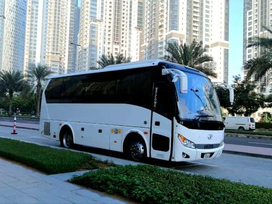 Rent a Bus For Road Trip in Dubai