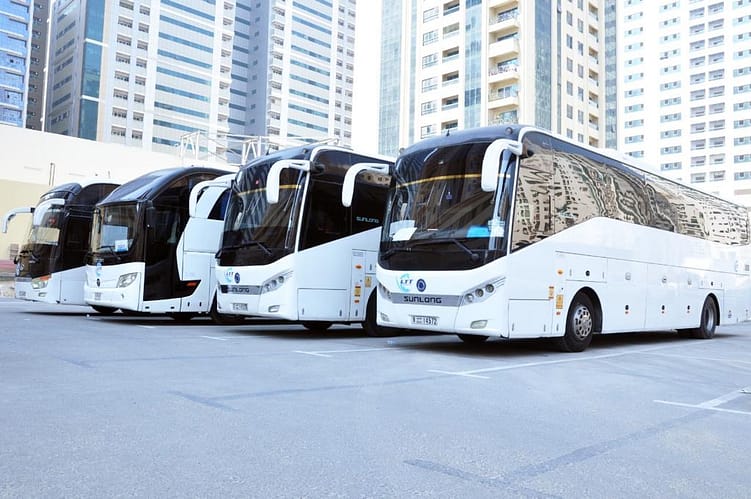 Luxury buses for rent in Dubai