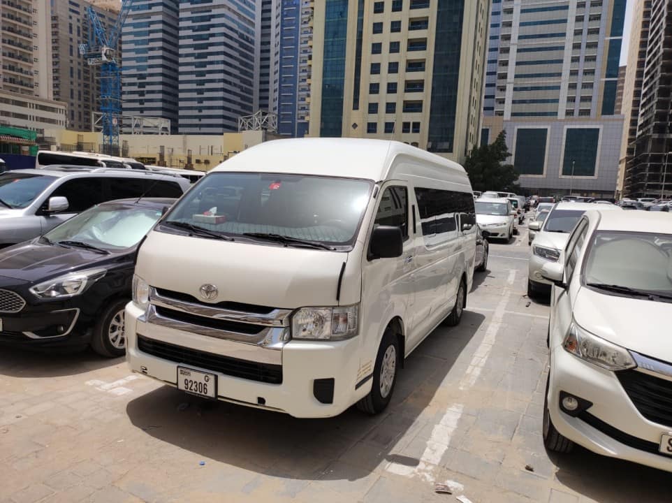 Luxury Van Rental Sharjah - 7, 12 & 14 Seater Vans with Driver